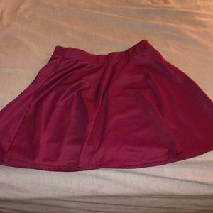 Red skirt